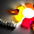 Ubuntu Operating System 3D Logo