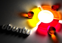 Ubuntu Operating System 3D Logo