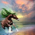 Unicorn Horse 3D Digital Art