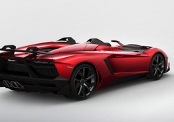 Lamborghini Aventador J Red