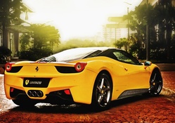 Super Yellow Ferrari
