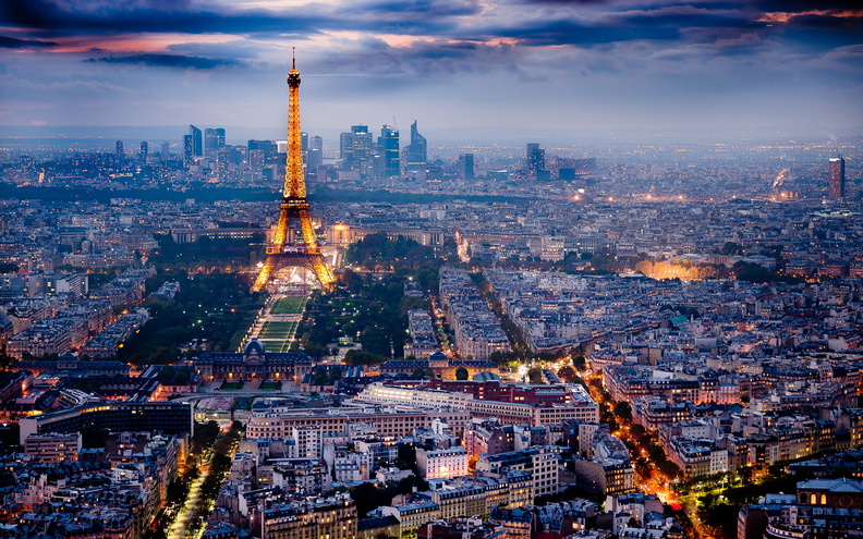 Night View of Paris