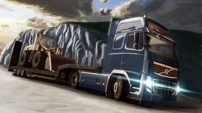 Painting of Euro Truck