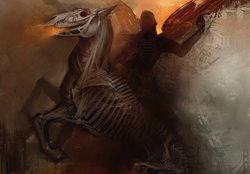 Skeleton Horse And Evil