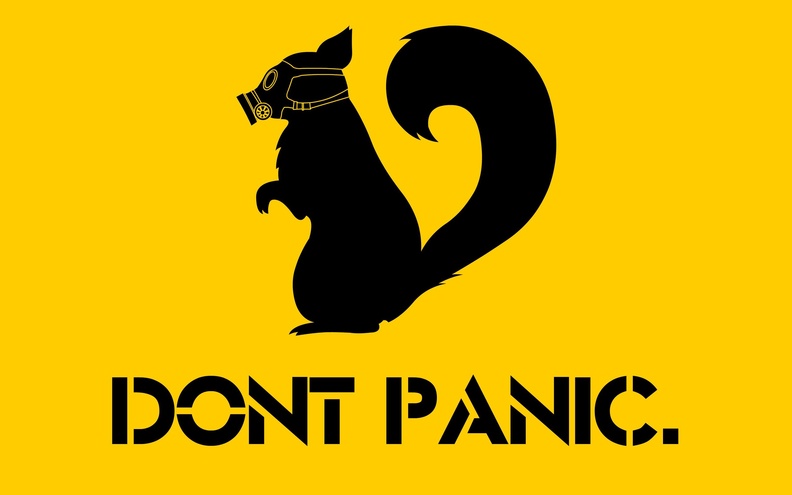 Dont Panic Squirrel
