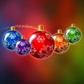 Rainbow Christmas Balls