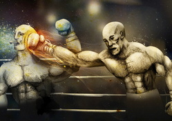 Art Abstract Boxing