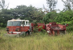 abandon fire trucks