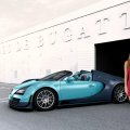 Bugatti Veyron at the Factory with Nina Agdal