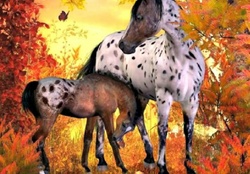'Autumn Horses'