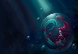 Mermaid In A Bubble