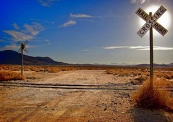 Rails in the desert
