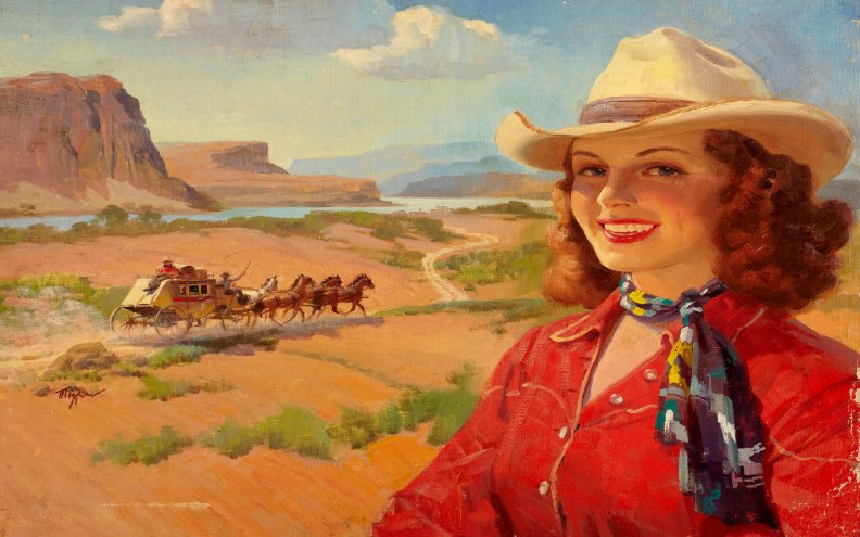 Cowgirl Art
