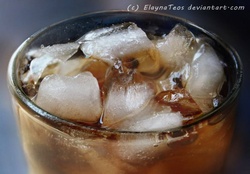 Soda with ice