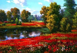 Beautiful Flower Landscape