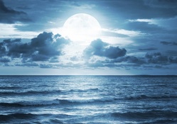 Blue Ocean Moon