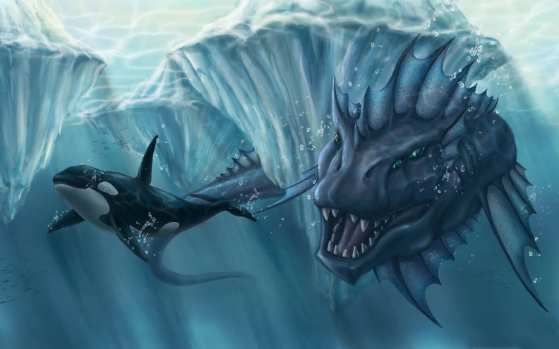 underwater monster