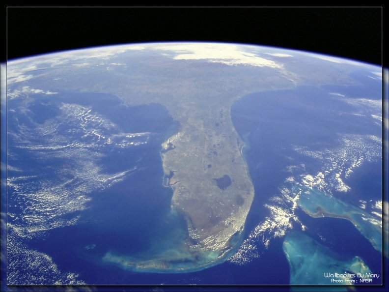Florida From Space 1600x1200