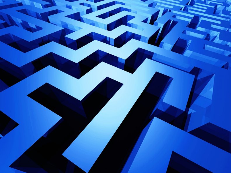 Mind Bending Blue Maze
