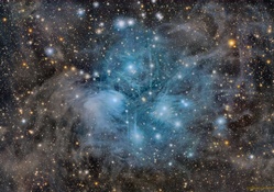 The Pleiades Deep and Dusty