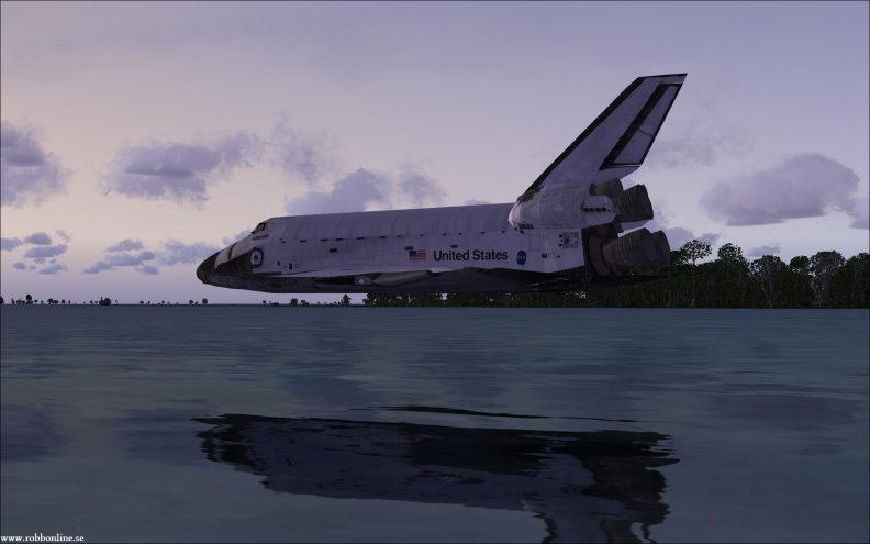 hight landing of shuttles