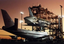 Space Shuttle Under Construction