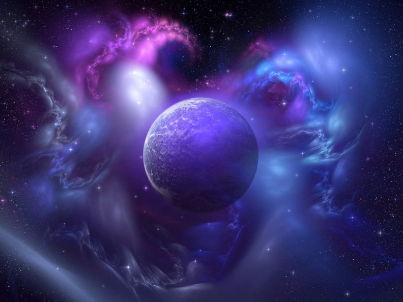 The purple part of Space