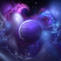 The purple part of Space