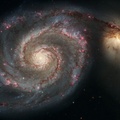 The Whirlpool Galaxy M51 And A Companion Galaxy
