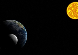 Sun Earth And Moon