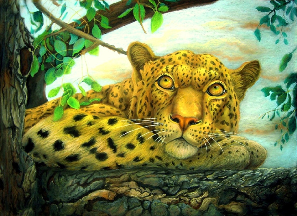 'Pensive Leopard'