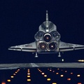 Rear of Space Shuttle Endeavor Landing