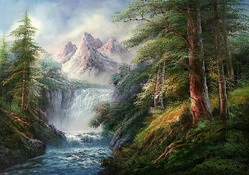 beautifl waterfall