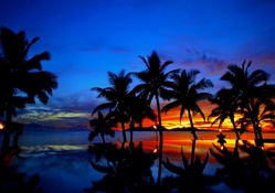 Splendid tropical sunset