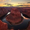 sunset behind the canyon (fullHD)