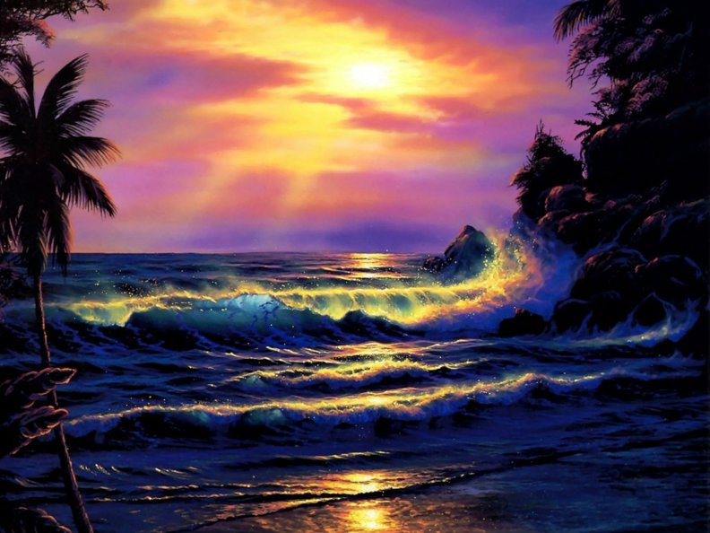 __Ocean Sunset__