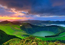Sunset At Sao Miguel, Azores Islands