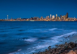 Seattle from the Beach