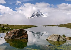 Reflection of the Matterhorn