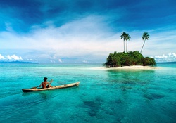 Canoeing to Solomon Islands
