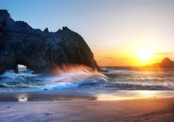 Sunset ower Sea