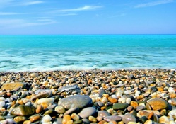 ROCKS ON THE BEACH