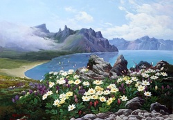 Flowers in the mountain