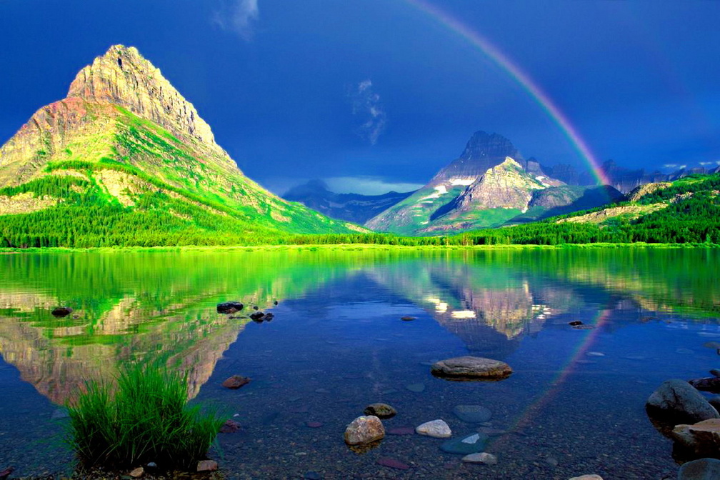 Rainbow reflections