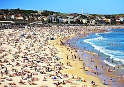 famous bondi beach in sydney australia