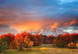 Early Winter Storm Over Mt. Timpanogos
