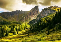 Green Season On Mountains