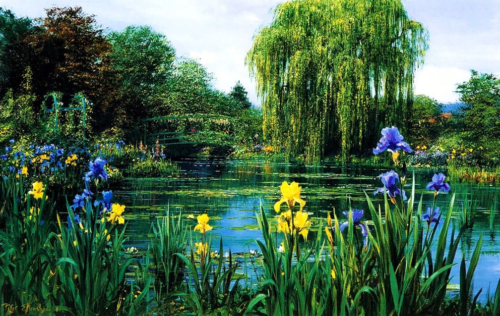 Flowers at Pond