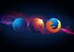 Earth and Mozilla Firefox
