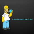 Homer Eating Apple